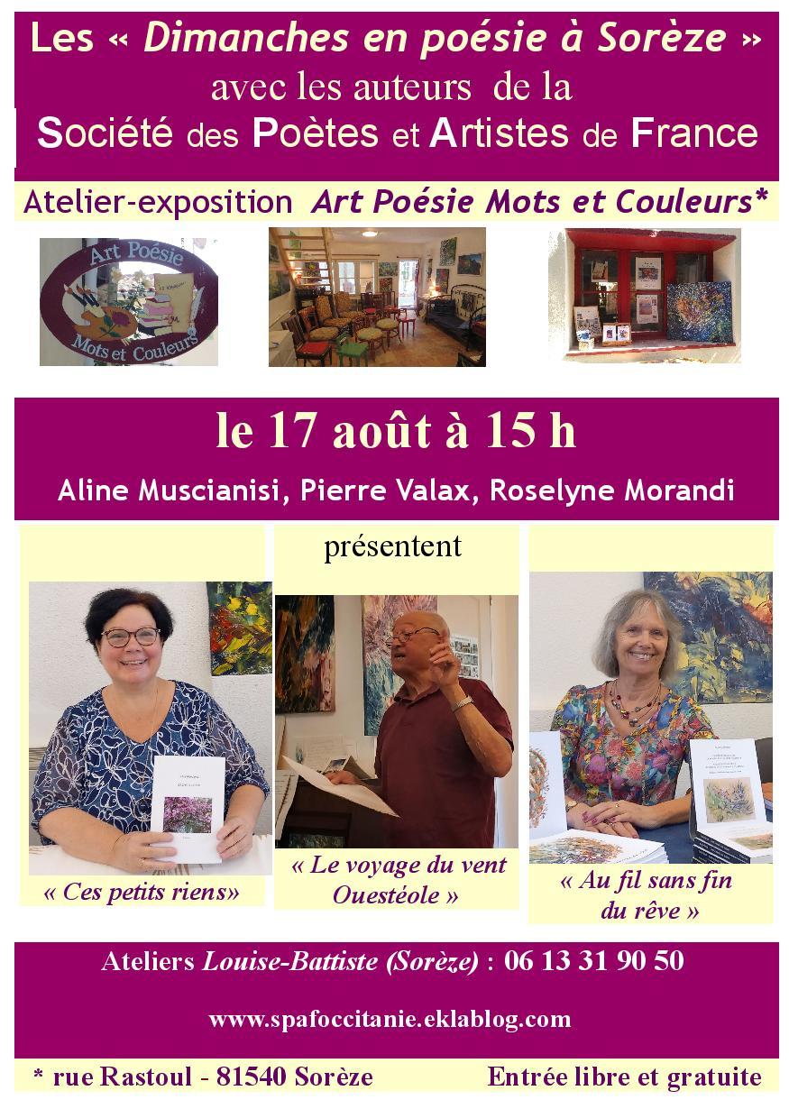 17 aout en poesie
