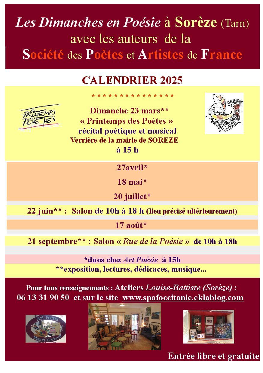 Calendrier dimanches en poesie a soreze 2025 page 001