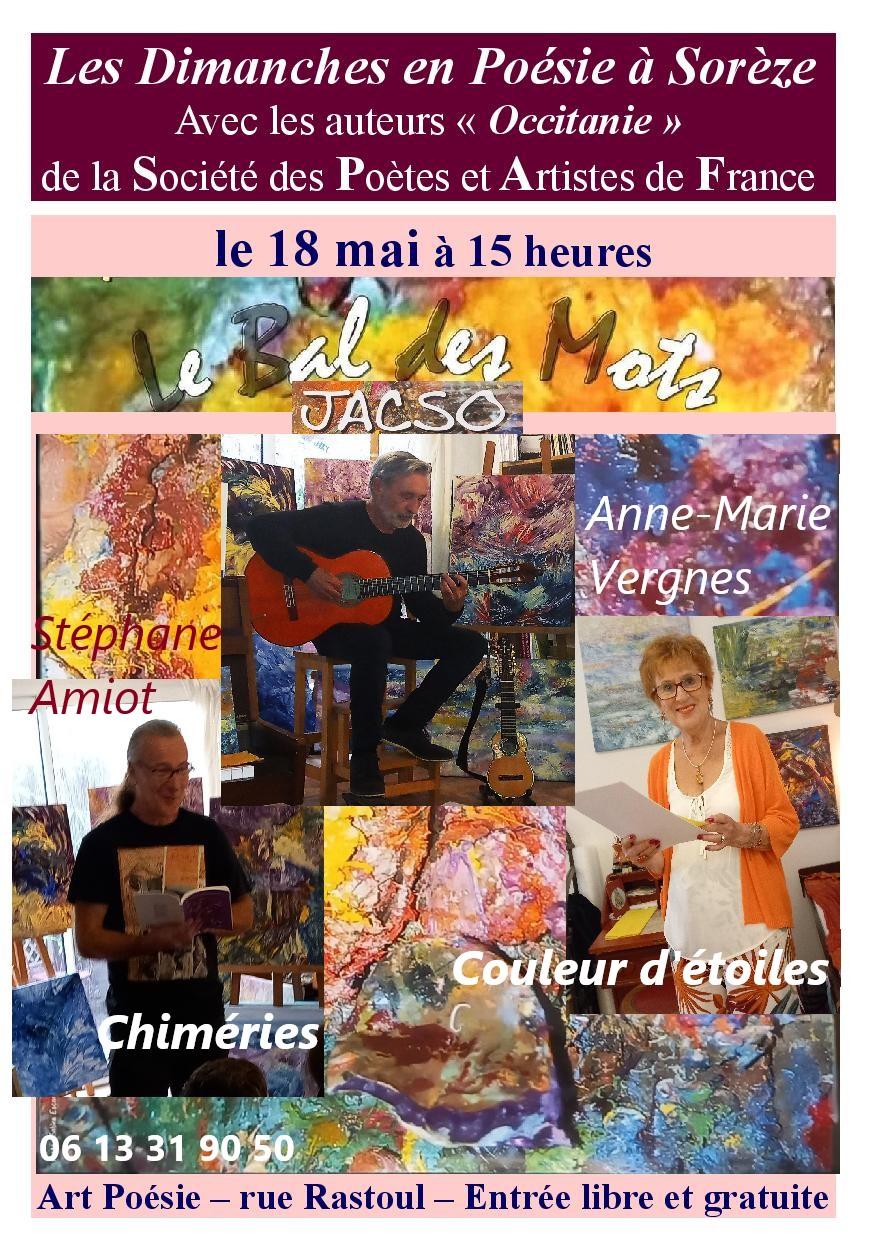 Invitation dimanche en poesie 18 mai